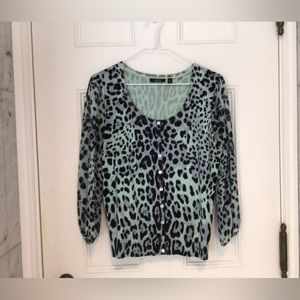Carlisle animal print cardigan, Medium